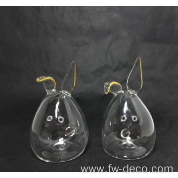 glass decorative salt and pepper shakers